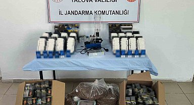 Yalova'da kaçak sigara operasyonu