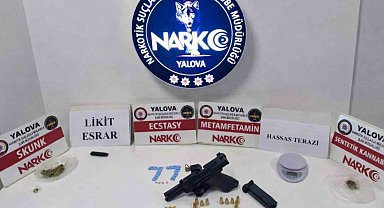 Yalova'da uyuşturucu operasyonunda 4 tutuklama