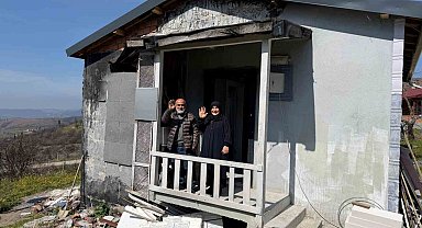 Yangında evleri küle dönmüştü: Aktekin çiftinin sıcak yuvası yeniden kuruldu