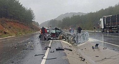 Yatağan-Milas Karayolu'nda kaza: 3 yaralı