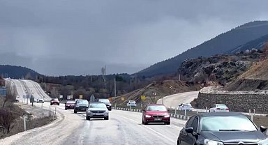 Yeni Konya Antalya kara yolunda bayram dönüşü yoğunluğu