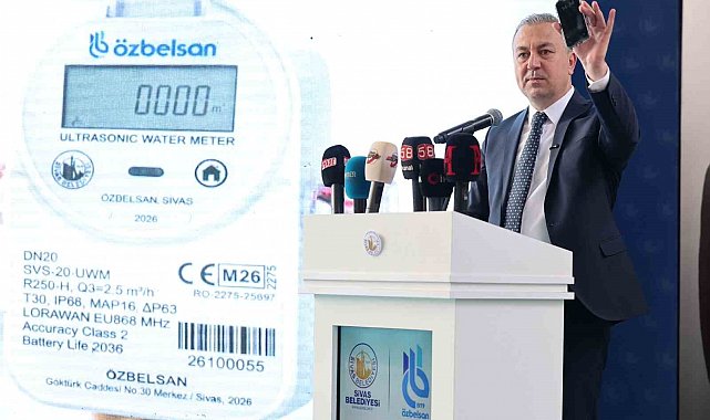 Yerli ve milli imkanlarla üretilen akıllı su sayaçları tanıtıldı