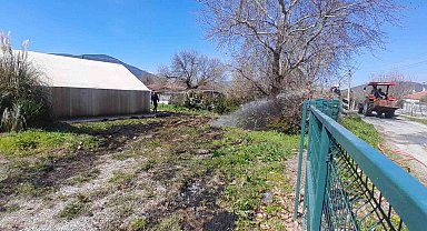 Yeşilyurt Maşat'ta otluk yangını