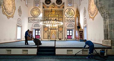 Yıldırım'da camilere bayram temizliği
