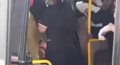 Yolculuk sırasında sancılanan kadın dolmuşta doğum yaptı