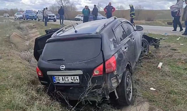 Yozgat'ta trafik kazası: 3 yaralı