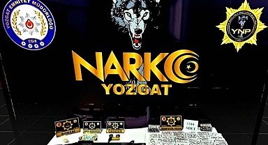 Yozgat'ta yüzlerce uyuşturucu hap ele geçirildi