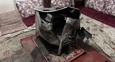 Yüksekova'da odun sobasında patlama: Bir aile ölümden döndü