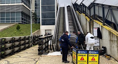 Yürüyen merdiven ve asansörlerde periyodik bakım sürüyor