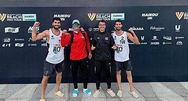 Yusuf Özdemir ve Batuhan Kuru, Beach Pro Tour Haikou etabında yarı finalde