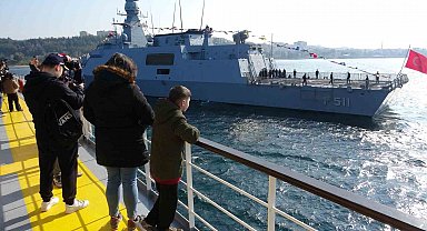 Ziyarete açılan TCG Heybeliada misafirlerini mest etti