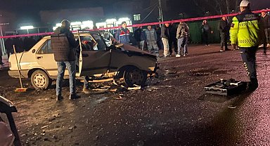 Zonguldak'ta işçi servisi otomobille çarpıştı: 6 yaralı