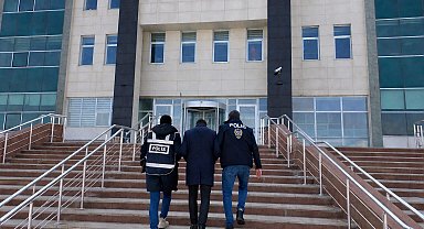 21 yıl hapis cezası bulunan 1 kişi Kars'ta yakalandı