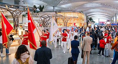 23 Nisan Ulusal Egemenlik ve Çocuk Bayramı, İstanbul Havalimanı'nda coşkuyla kutlandı
