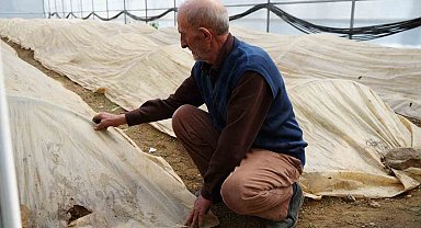76 yaşındaki Bayburtlu üretici ata tohumları için zirai don nöbetinde