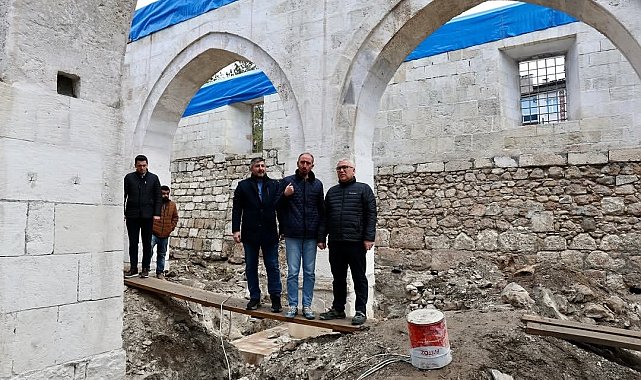 833 yıllık tarihi caminin restorasyonu titizlikle devam ediyor