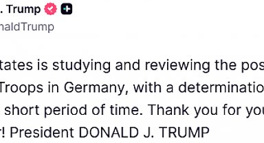 ABD Başkanı Trump: "Almanya'daki askerlerimizin sayısını azaltmayı düşünüyoruz"