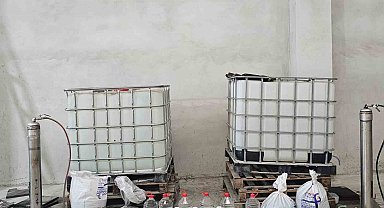 Adana'da sahte alkol operasyonu: 1 ton etil alkol ele geçirildi