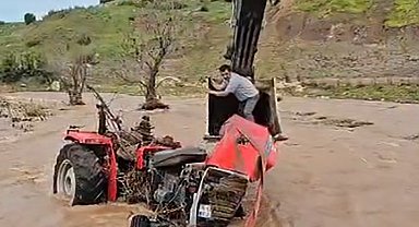 Afrin Çayı'nda mahsur kalan şahıs kurtarıldı