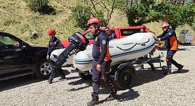 Afşar Barajı patlama senaryosu gerçeğini aratmadı