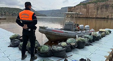 Ağ ile avlanma yasağına uymayan 5 şahıs yakalandı