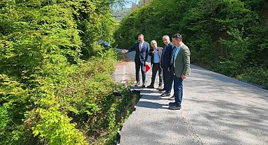 AK Parti heyeti bölgesinde inceleme yaptı