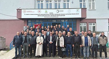 AK Parti Manyas ilçe teşkilatı muhtarlarla istişare toplantısı yaptı