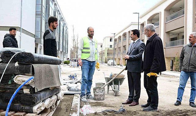 Akpınar Çarşısı'nda temizlik çalışmaları sürüyor