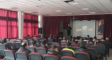 Alacakaya ilçesinde narkotik suçlarla mücadele eğitimi