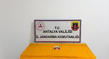 Alanya'da 75 bin kullanımlık uyuşturucu madde ele geçirildi: 2 gözaltı