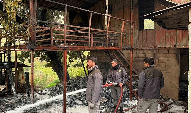 Alanya'da müstakil ev yangını korkuttu