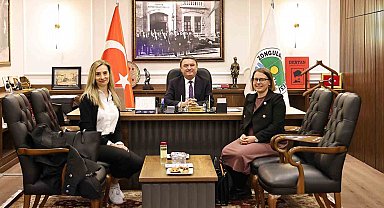 Alman başkatipten Başkan Erdem'e ziyaret