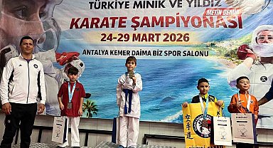 Altı ay önce karateye başladı, Türkiye şampiyonu oldu