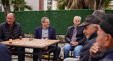 Altınova'da Başkan Ergin'den halkla samimi buluşma