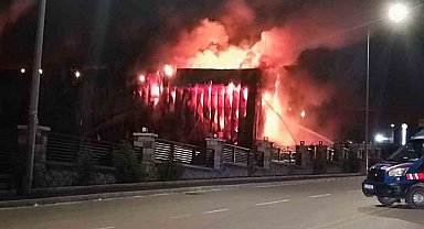 Ankara'da fabrika yangını