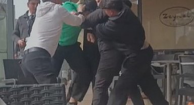 Ankara'da tartıştığı yaşıtını darbeden çocuk kamerada