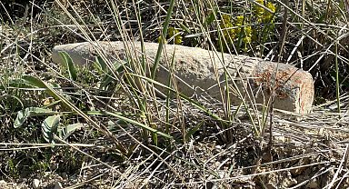 Ankara'da vatandaş mantar ararken patlamamış top mermisi buldu