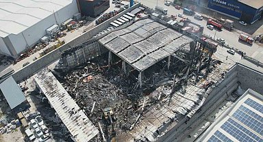 Ankara'daki fabrika yangınının neden olduğu hasar gün aydınlanınca ortaya çıktı