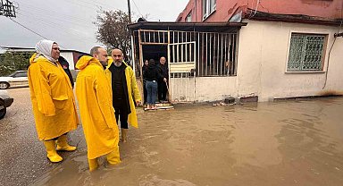 Antakya Belediyesi, sel afetinin vurduğu noktalarda incelemelerde bulundu
