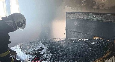 Antakya'da ev yangını