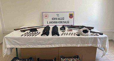 Antalya ve Konya'da jandarmadan silah kaçakçılığı operasyonu