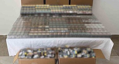 Antalya'da 1 milyon lira değerinde kaçak sigara ele geçirildi