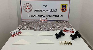 Antalya'da 528 bin kullanımlık uyuşturucu madde ele geçirildi