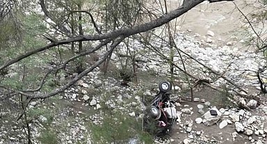 Antalya'da ATV dereye uçtu, yaşlı adam hayatını kaybetti