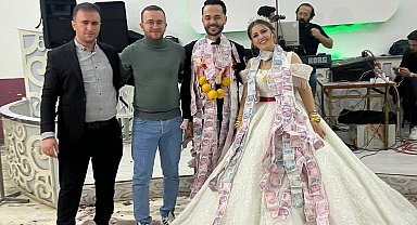 Arkadaşlarından damada 'beşi bir yerde ayva'