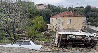 Aşırı yağışlar Söke'de hayatı olumsuz etkiliyor