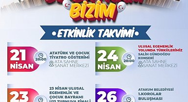 Atakum Belediyesinden özel 23 Nisan programı