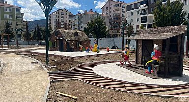 Atıl alandan masal dünyasına Tomurcuk Masal Parkı