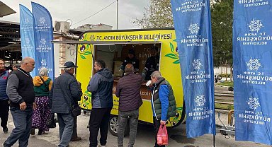 Aydın Büyükşehir Belediyesi'nin çorba ikramı beğeni topluyor