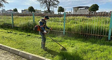 Aydın Büyükşehir'den Germencik ve İncirliova'da yeşil alan çalışması